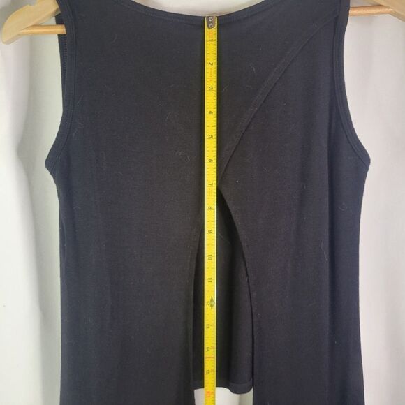 Crossback Viscose Jersey Waterfall Tank - Picture 9 of 11